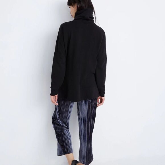 Madewell Miles Turtleneck Tunic in Bright Ivory Size Large - Picture 3 of 10